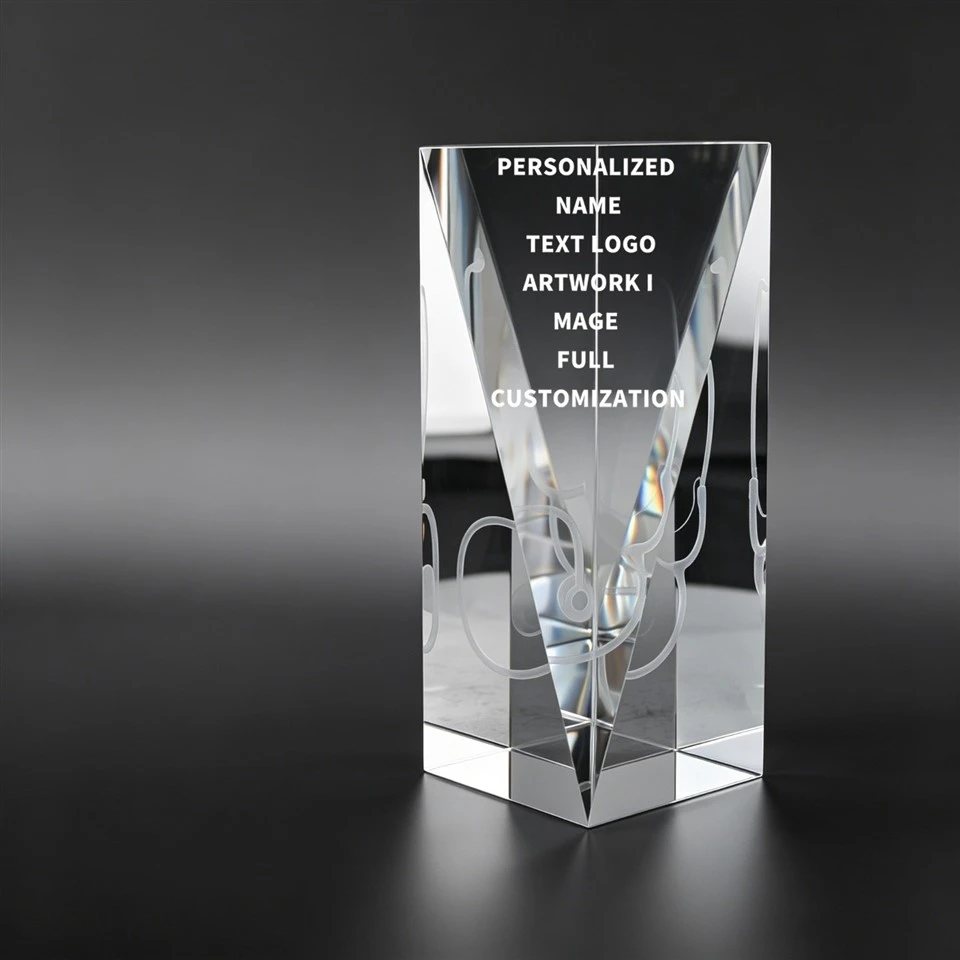 Personalized Crystal Stethoscope Trophy Medical Award high quality