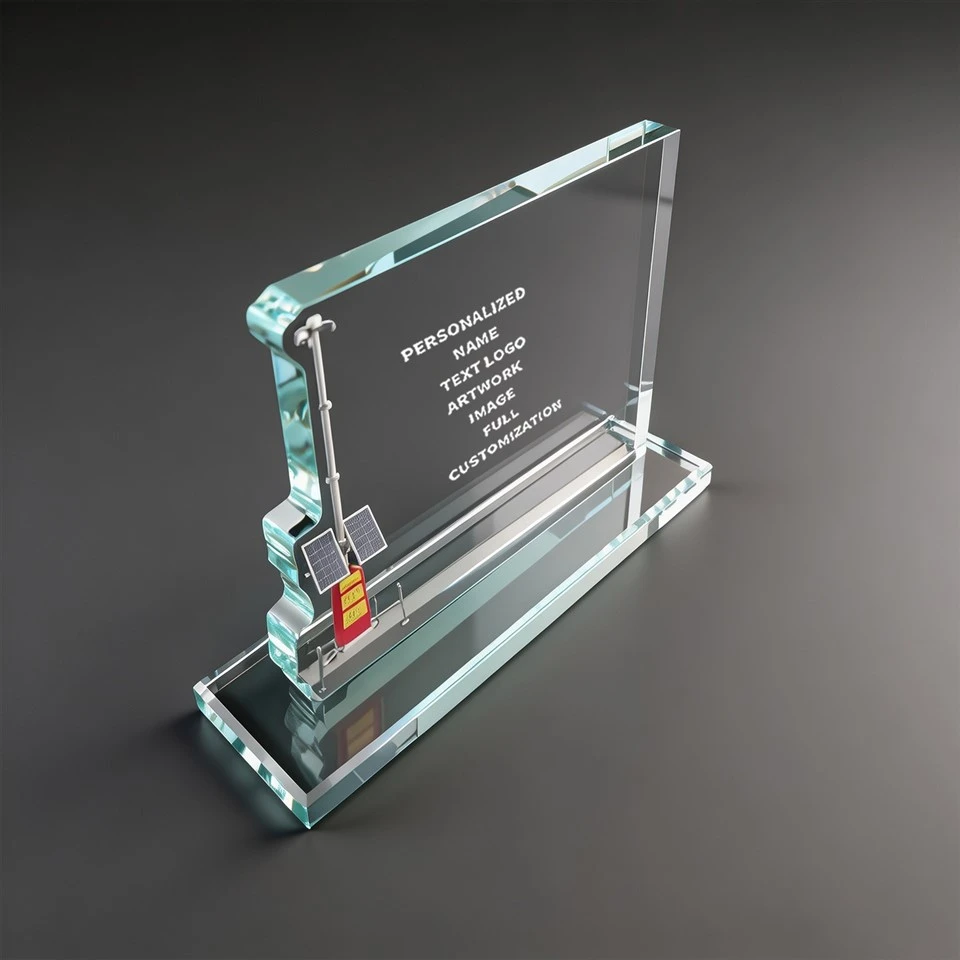 Solar Street Light Crystal Recognition Plaque best